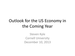 Outlook for the US Economy in the Coming Year