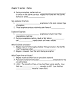 Chapter 9 Section 1 Notes