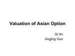 Valuation of Asian Option