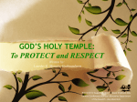 GOD`S HOLY TEMPLE - Adventist Women`s Ministries