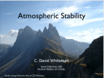 Lecture 09: Atmospheric Stability