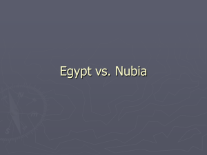 Egypt vs. Nubia