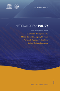 National ocean policy: the basic texts from