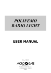 polifemo radio light - Sports Timing International