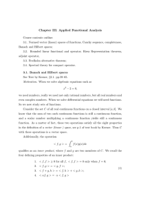 Chapter III. Applied Functional Analysis