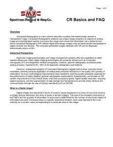 Computed Radiography (CR) Basics - Spectrum Medical X