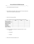 DNA and PROTEIN SYNTHESIS Study Guide