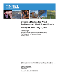 Dynamic Models for Wind Turbines and Wind Power Plants