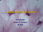 Biomedical Therapies