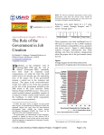 I0801. The Role of the Government in Job Creation