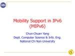 Mobile IP version 6