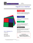 1010 LIQUID ICE MELT * rock salt activator