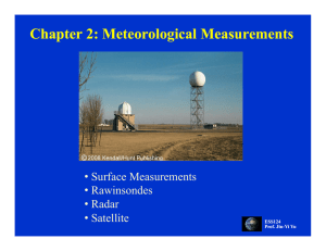 Chapter 2: Meteorological Measurements