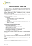 Stress Echocardiogram Consent Form