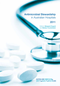 Antimicrobial Stewardship in Australian Hospitals 2011