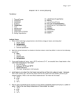 Chapter 10-11 review [Physics]