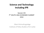 Science and Technology Including IPR