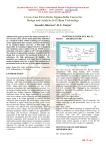 A Low-Cost First-Order Sigma-Delta Converter Design and