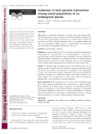 Endemism in hostparasite interactions among island populations of