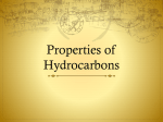 Properties of Hydrocarbons