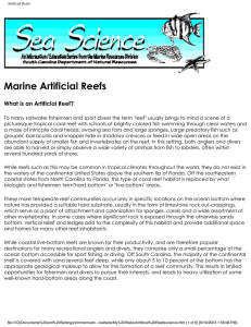 Marine Artificial Reefs - Rhode Island Saltwater Anglers Association