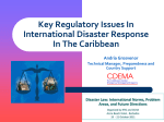 Key regulatory instruments in the Caribbean Region