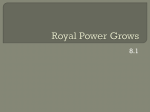Royal Power Grows - Walker World History