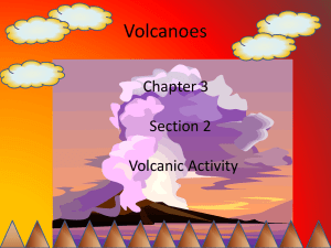 Volcanoes lesson 2