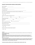 Pre-procedure Nursing Form (Example)