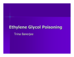 Ethylene Glycol Poisoning