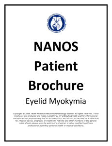 Eyelid Myokymia - North American Neuro