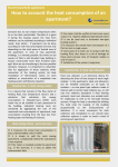 How to account the heat consumption of an apartment?