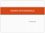 Newer anti anginals by Dr Ajay Nair