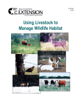 Using Livestock to Manage Wildlife Habitat
