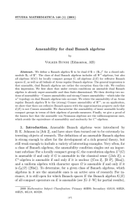 Amenability for dual Banach algebras