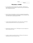 Worksheet 10