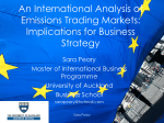 Emissions Trading Markets - National Centre for Research on Europe