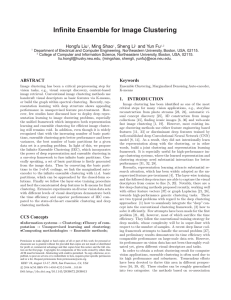 Infinite Ensemble for Image Clustering