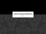 Star Characteristics