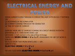 on Electrical Energy and Power