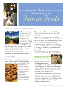Fats in Foods - International Food Information Council