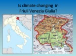 Cambiamenti climatici in Friuli Venezia Giulia ENG