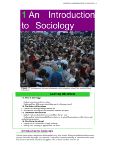 1 An Introduction to Sociology