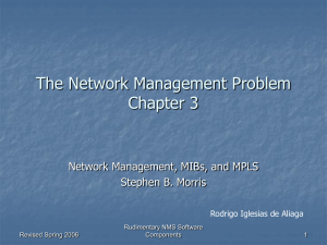 Rudimentary NMS Software Components