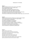 Geometry 201 Final Topics Chapter 7: Apply the Pythagorean