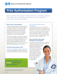 Prior Authorization Program - Blue Cross and Blue Shield of Illinois