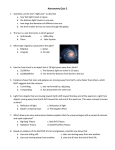Astronomy Quiz 2
