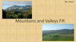 Mountains and Valleys