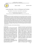 Cardiac Hypertrophy: A Review on Pathogenesis and Treatment