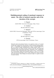 Multidimensional scaling of emotional responses to music